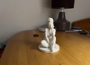 Seated Woman – Elegant Contemporary Figurine
