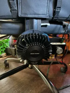 Douk Audio Bass Shaker Mount for 2 kinds of chair mounting.