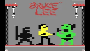 C64 Bruce Lee Figures