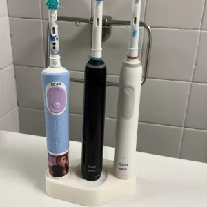 Improved Oral-B Electric Toothbrush Holder for 3 pieces