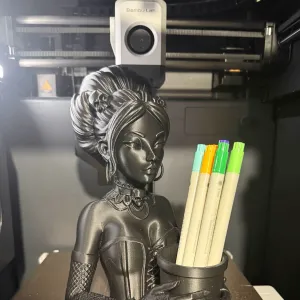 Gothic Lady Pencil Holder