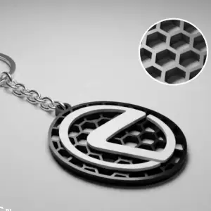 Lexus logo keychain