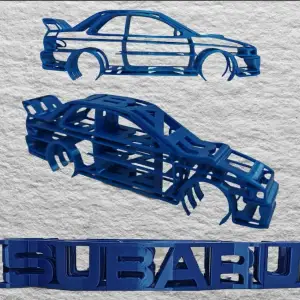 Subaru Impreza GC8 Silhouette Remix