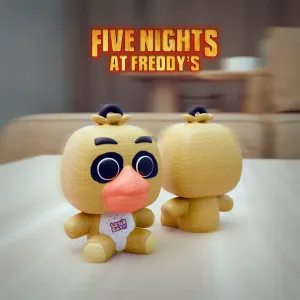CHICA FIVE NIGHTS AT FREDDY'S KEYCHAIN
