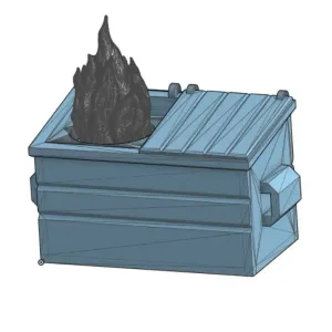dumpster fire keaboard switch