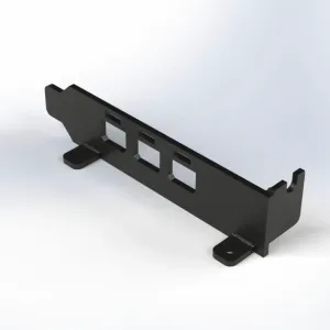 Low profile PCIe bracket for Nvidia Quadro P400