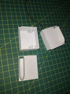 Standard servo mount box for RC airplane