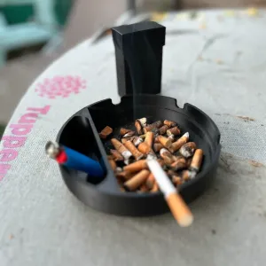 Cendrier 150mm avec rangement briquet