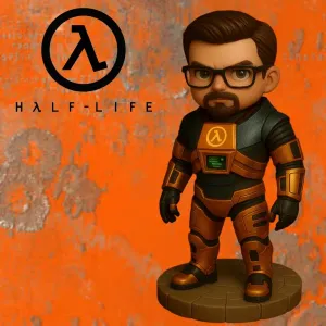 Gordon Freeman Half life Chibi