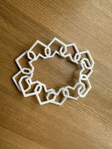 Double hearts bracelet