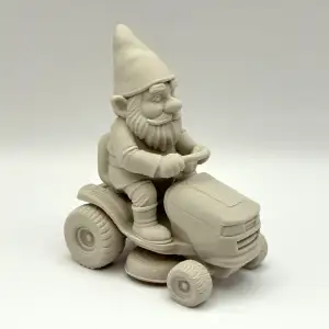 Gnome on a Lawn Mower