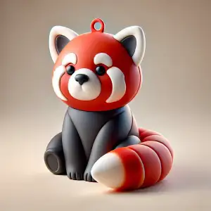 Red Panda keychain