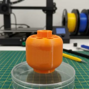 LEGO Head Pen Holder