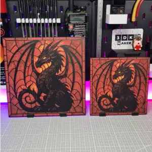 Black Dragon - Hueforge - 3 Colors