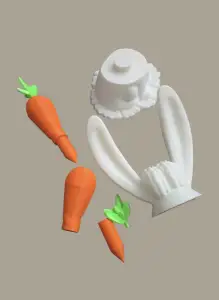 giant carrots and rabbit c