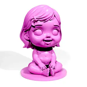 Cartoon Baby Girl