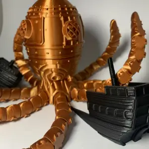 THE OCTOGAUGE | STEAMPUNK ARTICULATED OCTOPUS
