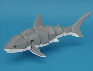 Articulated Great White Shark