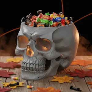 SKULL BOWL - POT - PEN HOLDER - PLANTER
