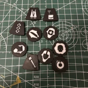 Warhammer 40k Death Corps of Krieg Kill Team Tokens