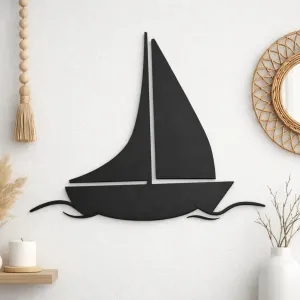 Silueta velero navegando