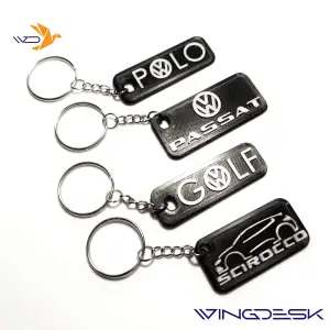 VOLKSWAGEN KEYCHAIN GOLF POLO SCIROCCO PASSAT TIGUAN TAYRON