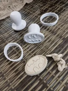 Batman and Captain America dough cutters
