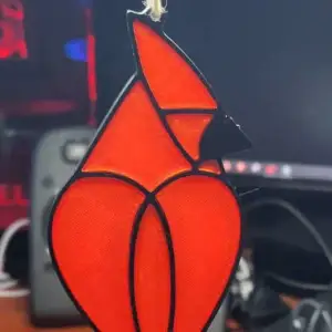 Cardinal Sun Catcher