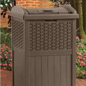 Suncast 30 Gallon Hideaway Garbage lid