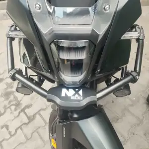Motorcycle Crash Bar Bolt Cover for NX500 – Custom Text