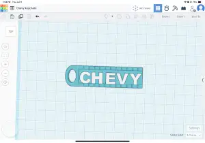 Chevy keychain