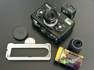 Rollei 35 Vintage Camera Stand | 3D Printed PLA Display Base