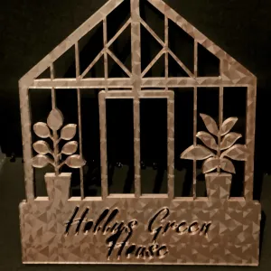 Custom Greenhouse Sign - Holly