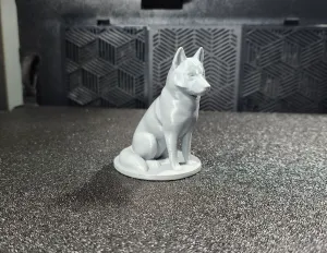 Siberian Husky Statue