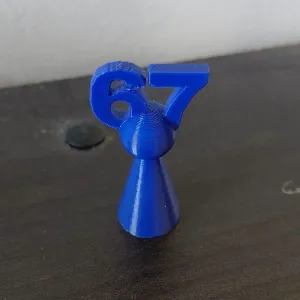 67 Game Board Piece