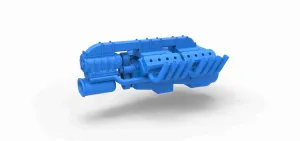 Engine 2 V8 Version 3 Scale 1:25
