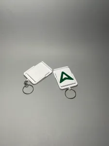Flat Phone Stand Keychain V2 – Larger & More Stable