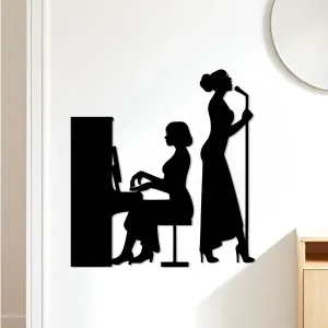 Singer And Pianist Wall Art, Wall Decor, Home Decor