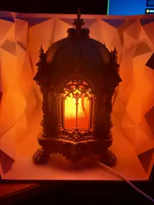 Cathedral Ember Lamp