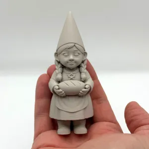 Female Gnome with Bread