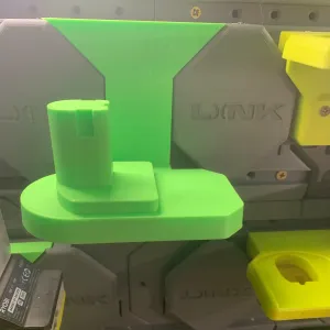 Ryobi link rail wall storage bare tool holder