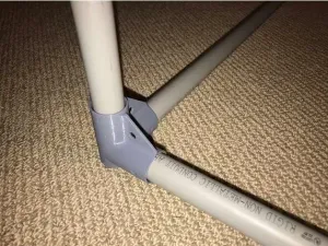 Corner bracket for printer