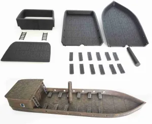 TABLETOP KEEL BOAT KIT 3D print model