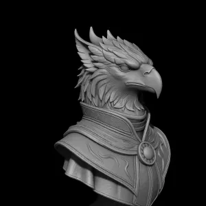 Royal Griffin Bust
