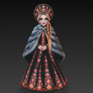Slavic doll in a kakoshnik