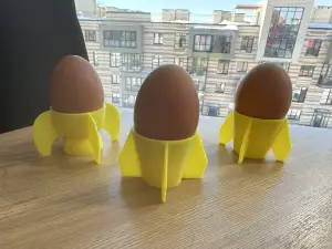 Rocket easter egg holder