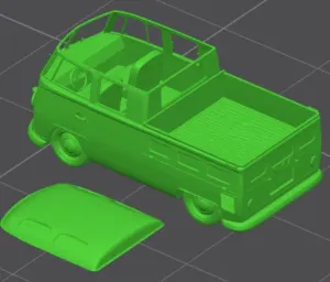 volkswagen kombi Classic Custom Van Decoration