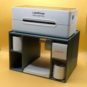 Universal Thermal Label Printer Stand Organizer