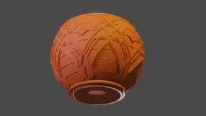 Spherical pots for plants or vase for deco flower