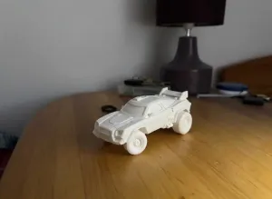 Futuristic Rally Car Mini Model